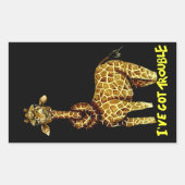 困っ得た 長方形シール (正面)