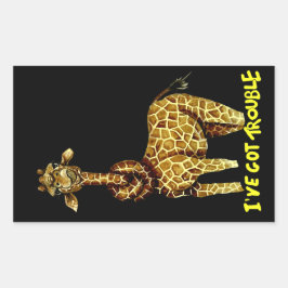 困っ得た 長方形シール