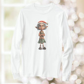 困惑おばあちゃんクリスマス小妖精や小人メンズティー Tシャツ