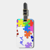 困惑させる ラゲッジタグ (正面縦)