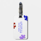 困惑させる ラゲッジタグ (裏面縦)