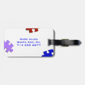 困惑させる ラゲッジタグ (裏面横)