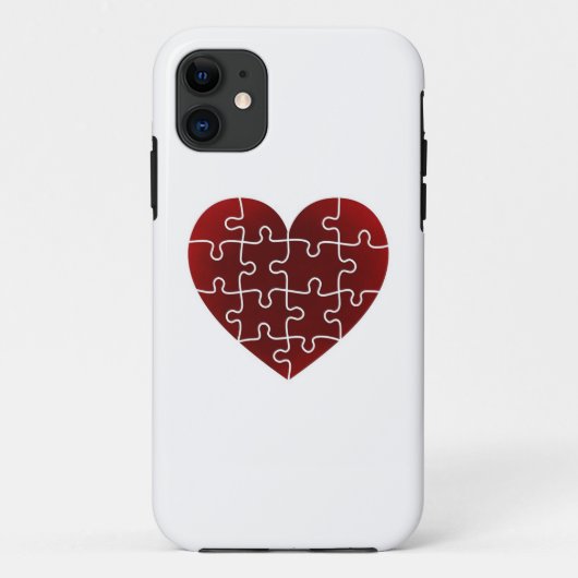 困惑したハート Case-Mate iPhoneケース (裏面)