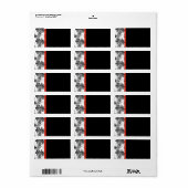 困惑した住所 シール (フルシート)