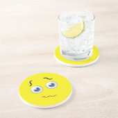 困惑した絵文字 コースター (側面)