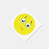 困惑した絵文字 スタンダードカクテルナプキン (角)