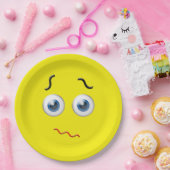 困惑した絵文字 ペーパープレート (パーティー)