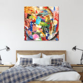困惑した キャンバスプリント (インサイチュ (寝室))