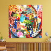 困惑した キャンバスプリント (インサイチュ (リビング))