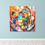 困惑した キャンバスプリント (インサイチュ (ウッドフロア))