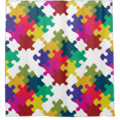 困惑した シャワーカーテン (正面)