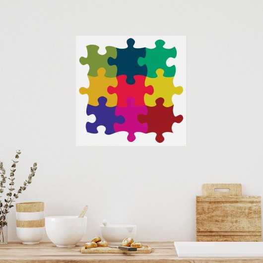 困惑した ポスター (キッチン)