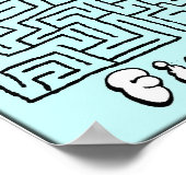 困惑した ポスター (角)