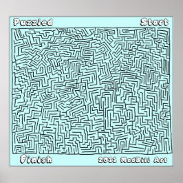 困惑した ポスター