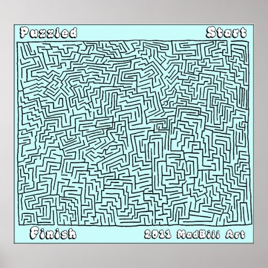 困惑した ポスター (正面)