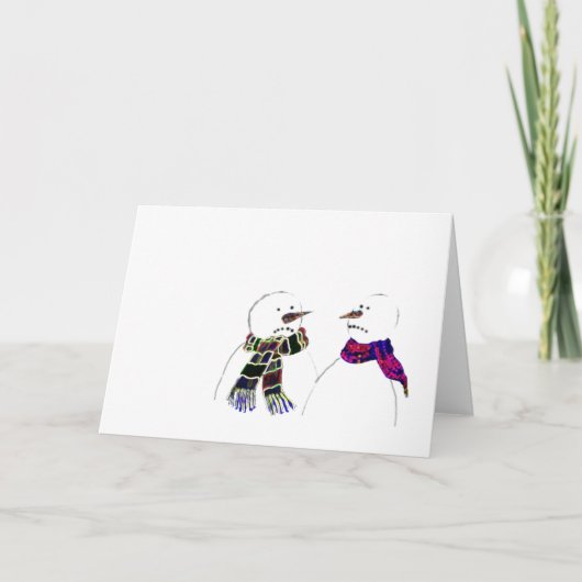 困惑する雪仲間 シーズンカード (正面)