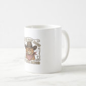 困惑のカウボーイ・キャット・ロデオ コーヒーマグカップ (正面右)