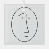 困惑ガラスオーナメント ガラスオーナメント (正面)