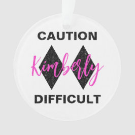 困難おもしろいなダブルブラックダイヤモンド オーナメント