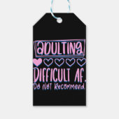 困難おもしろいなAFの姦淫は推奨しない ギフトタグ (正面)