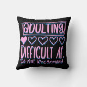 困難おもしろいなAFの姦淫は推奨しない クッション (裏面)