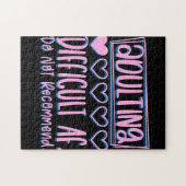 困難おもしろいなAFの姦淫は推奨しない ジグソーパズル (横)