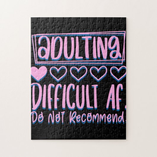 困難おもしろいなAFの姦淫は推奨しない ジグソーパズル (縦)