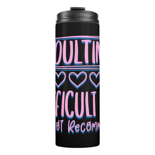 困難おもしろいなAFの姦淫は推奨しない タンブラー (正面)