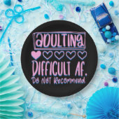 困難おもしろいなAFの姦淫は推奨しない ペーパープレート (パーティー)