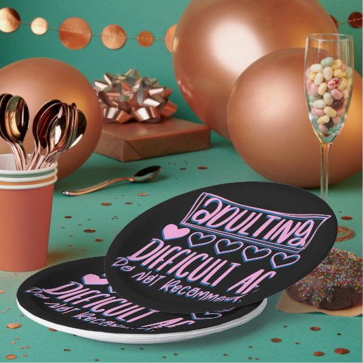 困難おもしろいなAFの姦淫は推奨しない ペーパープレート (複数)