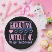 困難おもしろいなAFの姦淫は推奨しない ペーパープレート (パーティー)