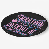 困難おもしろいなAFの姦淫は推奨しない ペーパープレート (アングル)