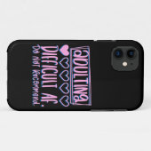 困難おもしろいなAFの姦淫は推奨しない Case-Mate iPhoneケース (裏面(横))