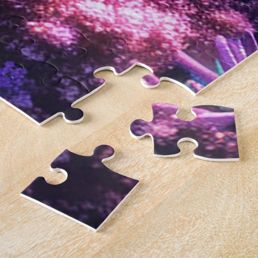 困難なウミガメの水の色コーラルリーフ海 ジグソーパズル (側面)