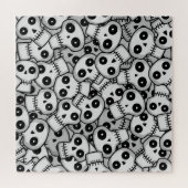 困難なスカル ジグソーパズル (横)