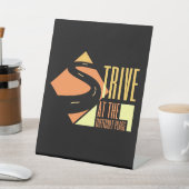 「困難な場所で努力する」引用文 台座サイン (インサイチュ)