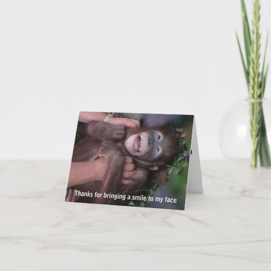 困難な時にありがとう サンキューカード (正面)