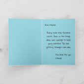 困難な時をサポートする感情移入カード サンキューカード (内部)