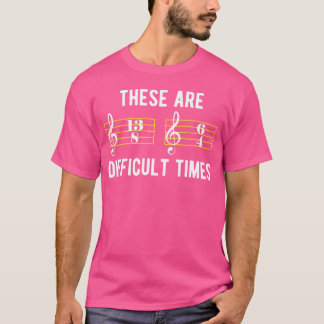 困難な時代のミュージックラバー女子 Tシャツ