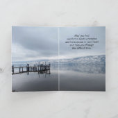 困難な時救済間Caで最も深い悔やみや弔慰で カード (内部)