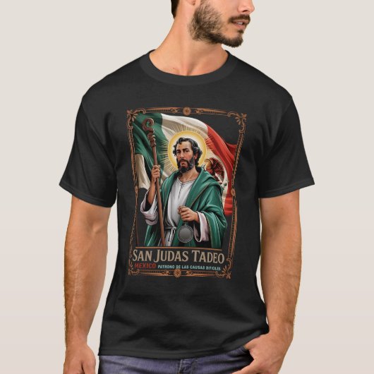 困難な案件の守護聖人サン・フダス・タデオ Tシャツ (正面)