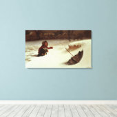 困難な状況で キャンバスプリント (インサイチュ (ウッドフロア))