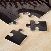 困難な素朴フローラレザーパズル ジグソーパズル (側面)