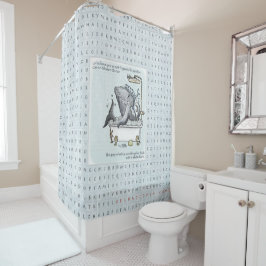 困難な英国かスペインのなシャワー・カーテン-かDifícil シャワーカーテン