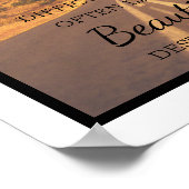 困難な道が美しい目的地に至る ポスター (角)