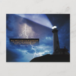 困難を乗り越える感動的はがき ポストカード