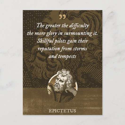 困難素晴らしが多いほど栄光が有る ポストカード (正面)