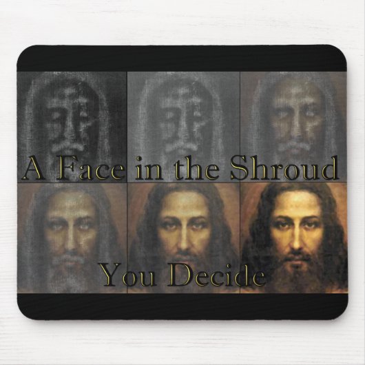 囲い板の顔 マウスパッド (正面)