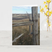 囲い線眺めのメッセージカード カード (黄色い花)