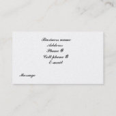 囲い線 名刺 (裏面)